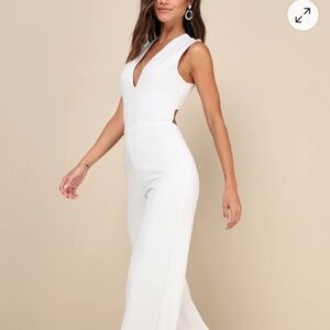 White LuLus Jumpsuit